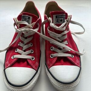Converse Red All Star Athletic Shoes